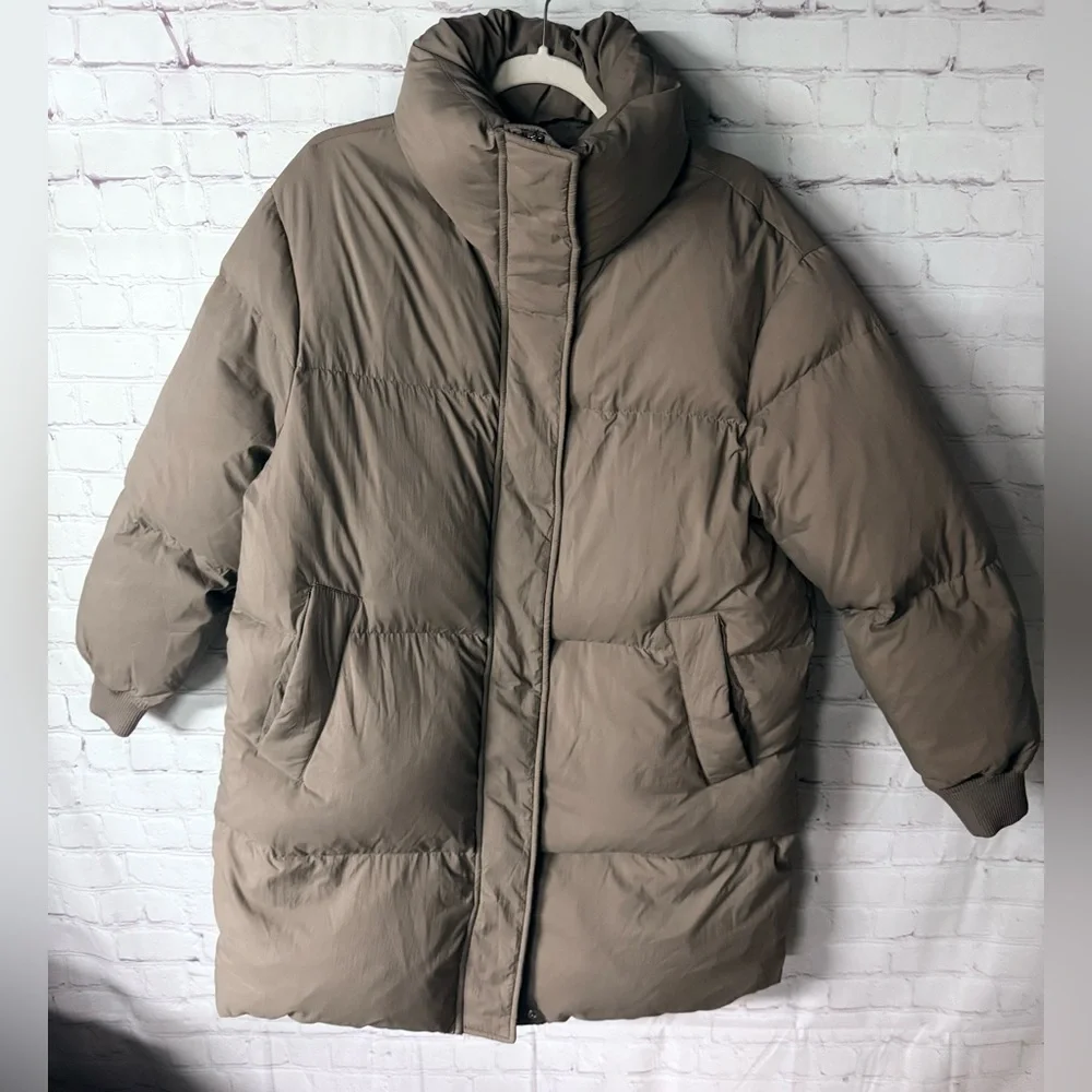 EUC Zara Down Filled Selected Thermal Edition Winter Puffer Zip Coat - Picture 4 of 11